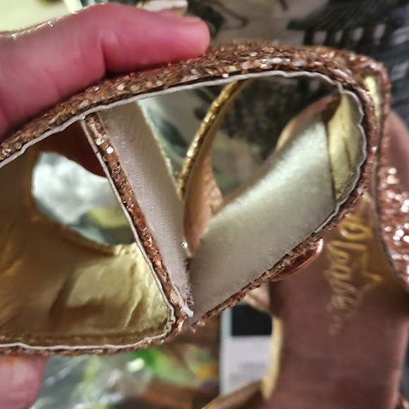 Pleaser USA, Exotic, Dancer Stripper, Club Shoes, Platform, Rose  Gold Giltter. - Picture 4 of 9